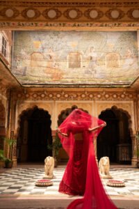 The Red Lehenga Set - Image 2