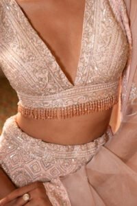 Blush Pink Lehenga Set - Image 5